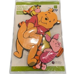 Disney Winnie the Pooh Piglet Tiger Fun Foam Wall Art new in sealed package